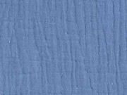 weicher Musselin, jeansblau