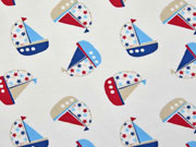 Jersey kleine Segelboote, cremewei�