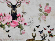 Half Panama Digitaldruck Hirsche & Rosen