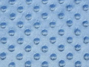 Minky Fleece Punkte, rauchblau