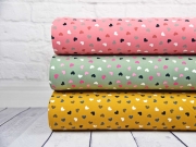 Jersey Herzen, helles khaki