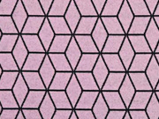 Jacquard Jersey graphisches Muster, altrosa