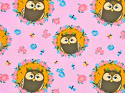 Jersey Eulen & Rosen, rosa