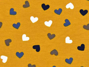 Jersey Herzen, ocker