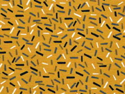 Jersey bunte Streusel, ocker