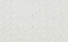 bestickte Baumwolle Batist Kringel Lochstickerei, creme