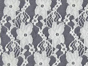 leicht elastische Spitze Blumen, creme