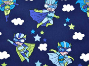 Baumwolle Superhero, dunkelblau