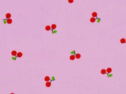 Baumwollstoff Batist Kirschen, rosa