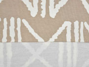 French Terry Viskose grafisches Muster, beige