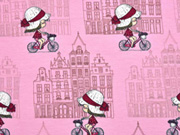 Jersey Fahrrad M�dchen, rosa
