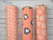 Dekostoff Leo Print, apricot