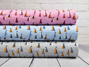 Jersey kleine Segelboote, rosa