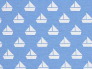 Jersey kleine Segelboote, hellblau