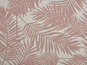 Leinenlook Farn Bl�tter, altrosa