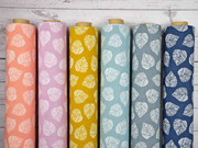 Dekostoff Bl�tter, apricot