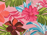 Jersey Blumen Lilien, rosa