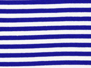 B�ndchen Streifen 7 mm garngef�rbt, blau