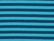 B�ndchen Streifen 7 mm garngef�rbt, petrol