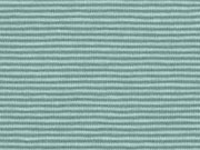 RESTST�CK 28 CM Jersey Streifen 1 mm Garn gef�rbt, mint