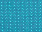 Jersey Mini Punkte, petrol aquamarin