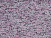 Strickstoff angeraut meliert, rosa grau