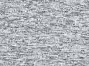 Strickstoff angeraut meliert, grau hellgrau