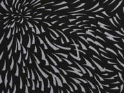 Sweat Alpenfleece grafisches Muster, schwarz