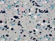 Dekostoff Farbkleckse, grau