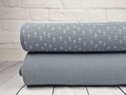 Musselin Double Gauze Fu�abdr�cke, grau