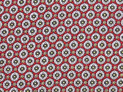 Viskose Blumenr�der, rot