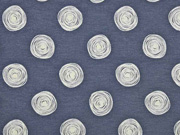 Viskose Jersey Kringel, dunkelgrau