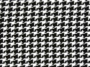 Viskose Jersey Hahnentritt, schwarz weiss