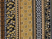 French Terry Sweat Viskose Bord�ren, ocker