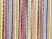 Dickerer Stoff Mexiko Streifen, gelb beige rosa