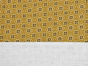 French Terry Sweat Viskose Blumenr�der, ocker