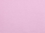 Baumwollfleece uni, Baby Rosa