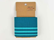 Fertigb�ndchen Streifen, aquamarin petrol