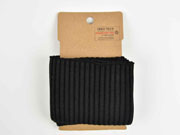 Fertigb�ndchen gerippt Rippenb�ndchen, schwarz