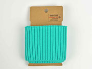 Fertigb�ndchen gerippt Rippenb�ndchen, aquamarin