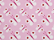 Jersey Schmetterlinge, rosa