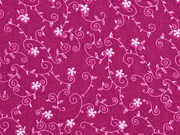 Baumwollstoff Blumenranken Trachtenlook, bordeaux