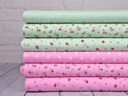 Voile Baumwolle gewebte Punkte, hellgr�n