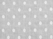 Voile Baumwolle gewebte Punkte, cremewei�