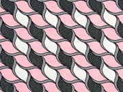 Viskosejersey grafische Seile, rosa grau