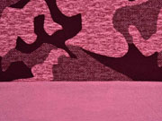 French Terry Sweat Viskose Camouflage, bordeauxrot