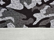 French Terry Sweat Viskose Camouflage, schwarz