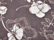 Baumwolle Viskose Blumenbl�tter, mattes Braun