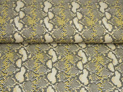 Jersey Schlangenmuster, beige khaki