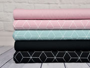 Baumwollstoff uni, helles Altrosa